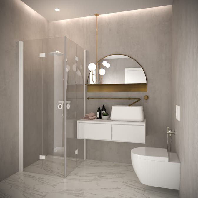 Duschhörn Hietakari Forma 376 Vikbara Dörrar