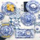 Tekopp Spode Blue Italian med Fat