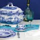 Espressokopp Spode Blue Italian med Fat