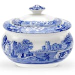 Sockersål Spode Blue Italian med Lock