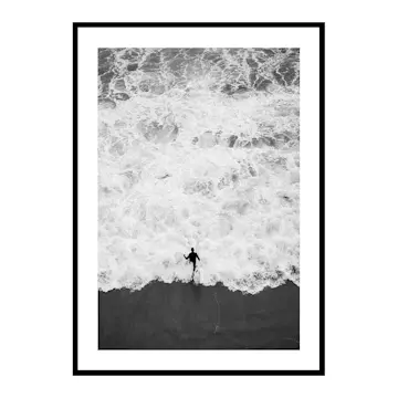 Poster Gallerix Running Into Ocean