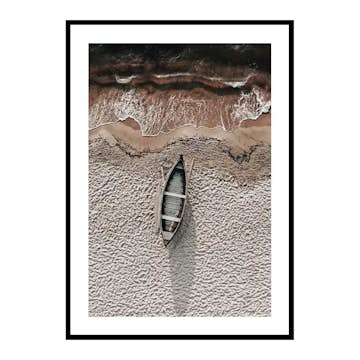 Poster Gallerix Boat On Beach