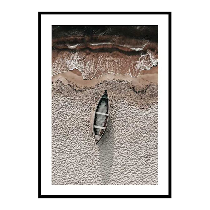 Poster Gallerix Boat On Beach