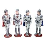 Lekfigurer ABA Skol Riddare Mjuka 4 st