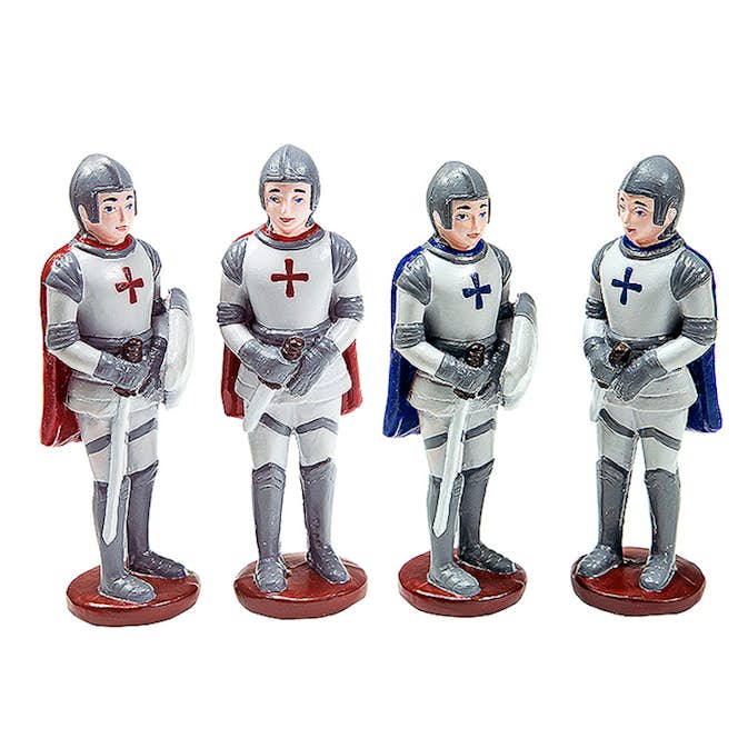 Lekfigurer ABA Skol Riddare Mjuka 4 st