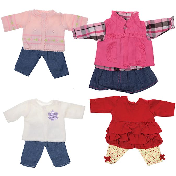 Dockkläder ABA Skol Dockkläder 4 Olika 36-42 cm