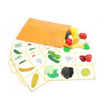 Spel ABA Skol Frukt Frukt Grönsaker Grönsaker Taktilt Spel