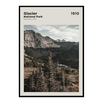 Poster Gallerix Glacier National Park