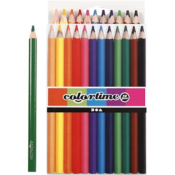 Färgpennor Creativ Company Colortime Jumbo 12 st/1 Förp