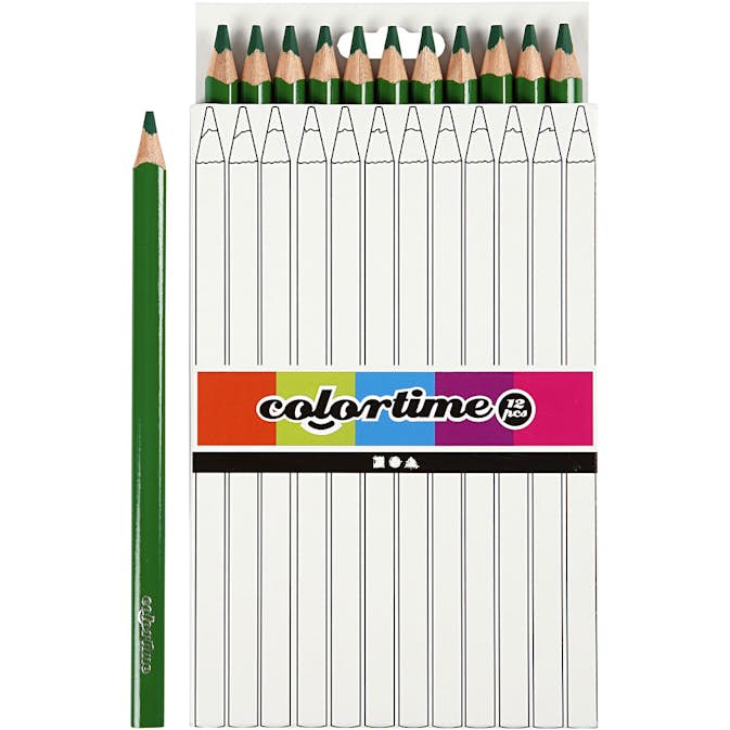 Färgpennor Creativ Company Colortime Jumbo 12 st/1 Förp