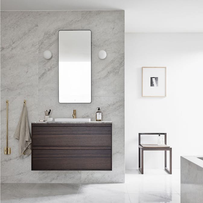 Klinker Bricmate M612 Glanshammar White Honed 60x120 cm