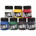 Linoleumsfärg Creativ Company Mixade Färger 7x250 ml/1 Förp