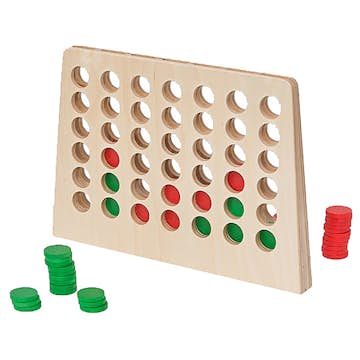 Spel ABA Skol Fyra I Rad stort Trä