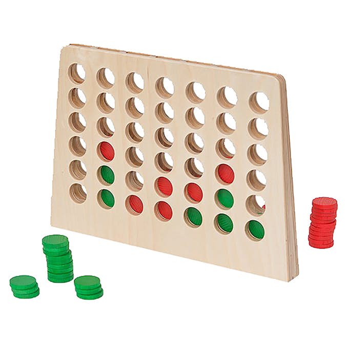 Spel ABA Skol Fyra I Rad stort Trä