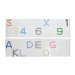 Pärlplatta ABA Skol Nabbi Alfabet A-Ö A-Ö Siffror