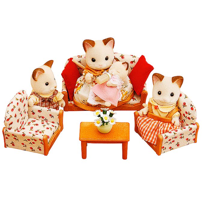 Vardagsrum ABA Skol Sylvanian Familjen