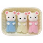 Sylvanian Familjen ABA Skol Trillingar Mus