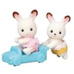 Sylvanian Familjen ABA Skol Tvillingar Kanin