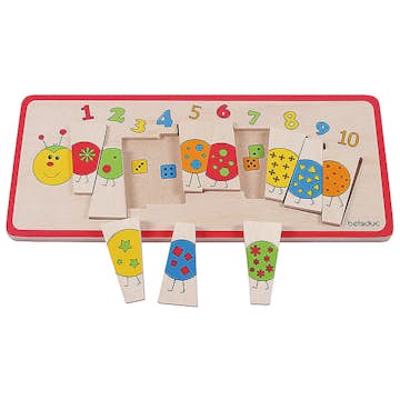 Pussel ABA Skol Räknepussel Larv 10 Bitar