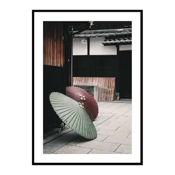 Poster Gallerix Umbrellas In Kyoto