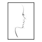 Poster Gallerix Line Art Siluette