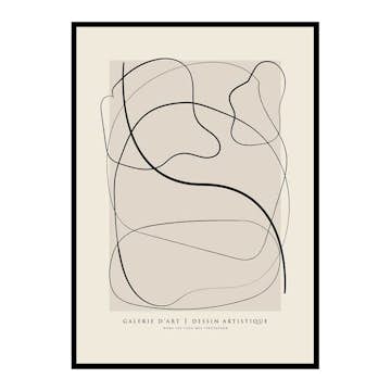 Poster Gallerix Dessin Artistique No1