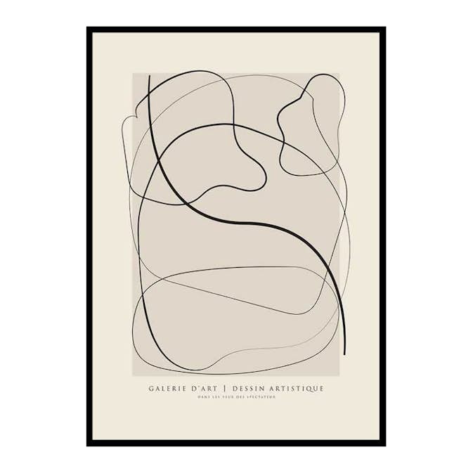 Poster Gallerix Dessin Artistique No1