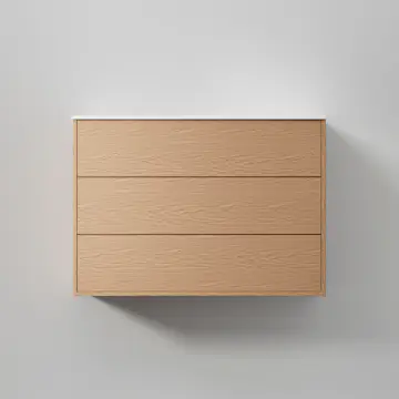 Tvättställsskåp INR Terra Solid med 3 Lådor