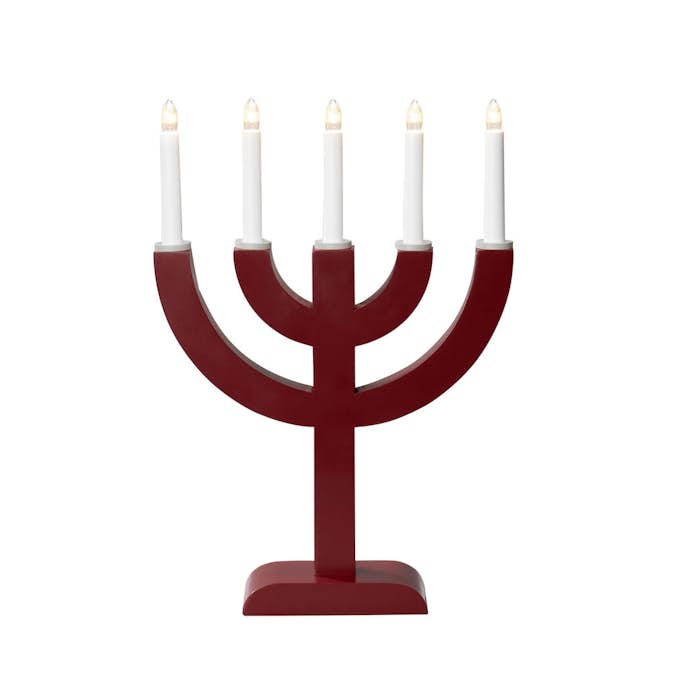 Adventsljusstake Gnosjö Konstsmide 5 Ljus Trä