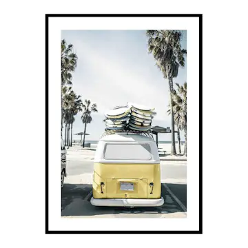 Poster Gallerix Venice Beach Surf Van