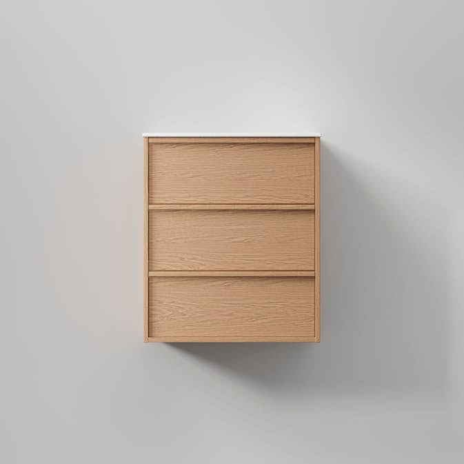 Tvättställsskåp INR Terra Carve med 3 Lådor