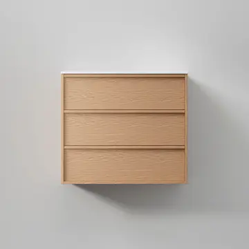 Tvättställsskåp INR Terra Carve med 3 Lådor