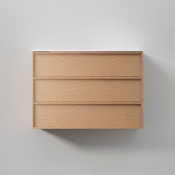 Tvättställsskåp INR Terra Carve med 3 Lådor