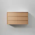 Tvättställsskåp INR Terra Carve Dubbel med 6 Lådor