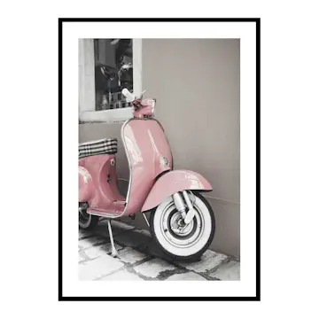 Poster Gallerix Pink Old Vespa
