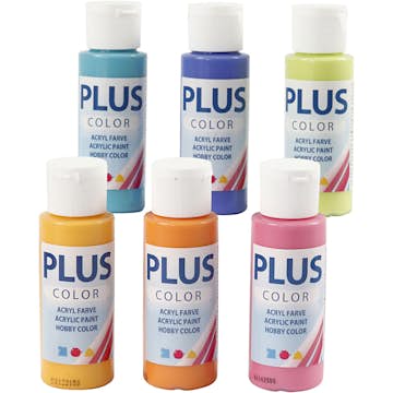 Hobbyfärg Creativ Company Plus Color Colorful 6x60 ml/1 Förp