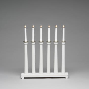 Adventsljusstake Gnosjö Konstsmide 6L Trä