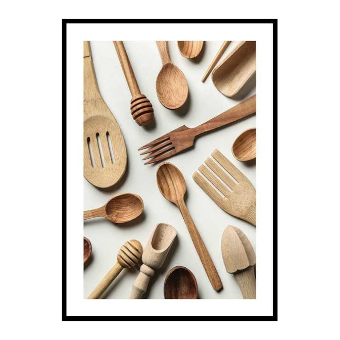 Poster Gallerix Wooden Kitchen Tools