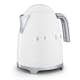 Vattenkokare Smeg Retro KLF03WHEU Vit Design i Rostfritt Stål