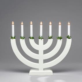 Adventsljusstake Gnosjö Konstsmide 7L Båge med Grönt