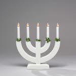 Adventsljusstake Gnosjö Konstsmide 5L Båge med Grönt