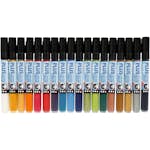 Tusch Creativ Company Plus Color Mixade Färger 14,5 cm Spets 1-2 mm 18 St/1 Förp