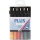 Tusch Creativ Company Plus Color Mixade Färger 14,5 cm Spets 1-2 mm 18 St/1 Förp