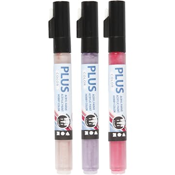 Tusch Creativ Company Plus Color Mixade Färger Spets 1-2 mm 3 St/1 Förp