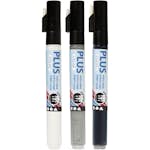 Tusch Creativ Company Plus Color Mixade Färger 14,5 cm Spets 1-2 mm 3 St/1 Förp