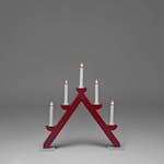 Adventsljusstake Gnosjö Konstsmide 5L Trä