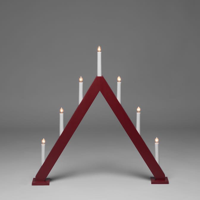 Adventsljusstake Gnosjö Konstsmide Trä 7L Hög