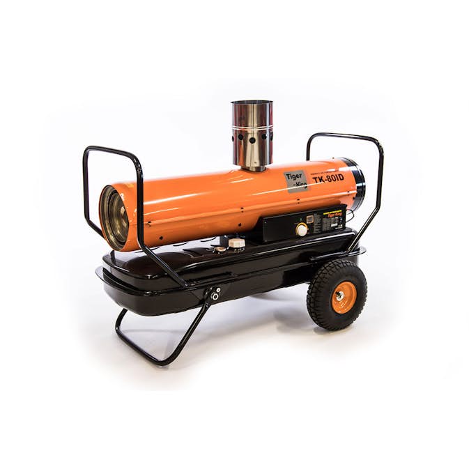 Dieselkanon Tiger King TK-80ID med Skorsten