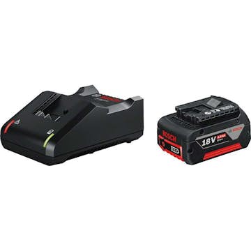 Batteriset Bosch Batteri 18V 1x4Ah med Laddare GAL 18V-40