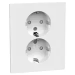 Vägguttag Gelia 2-vägs Infälld Jordat